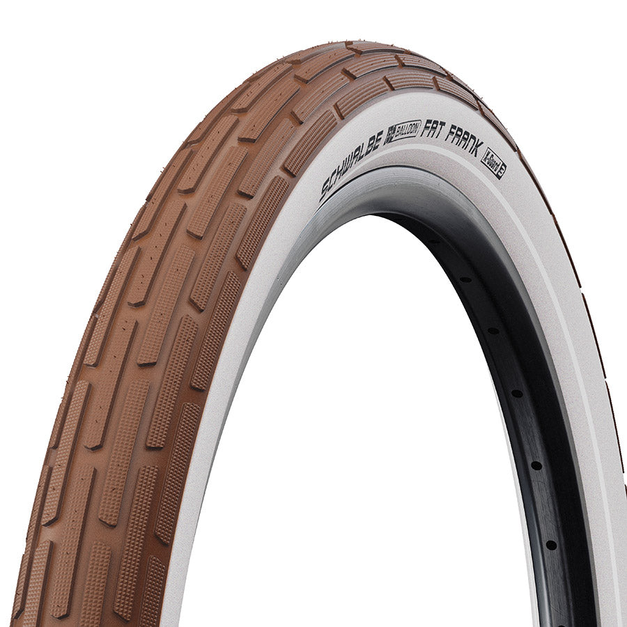 Schwalbe, Fat Frank, Hybrid Tire, 26x2.35, Wire, Clincher, SBC, K-Guard, TwinSkin, Reflex, 50TPI, Brown