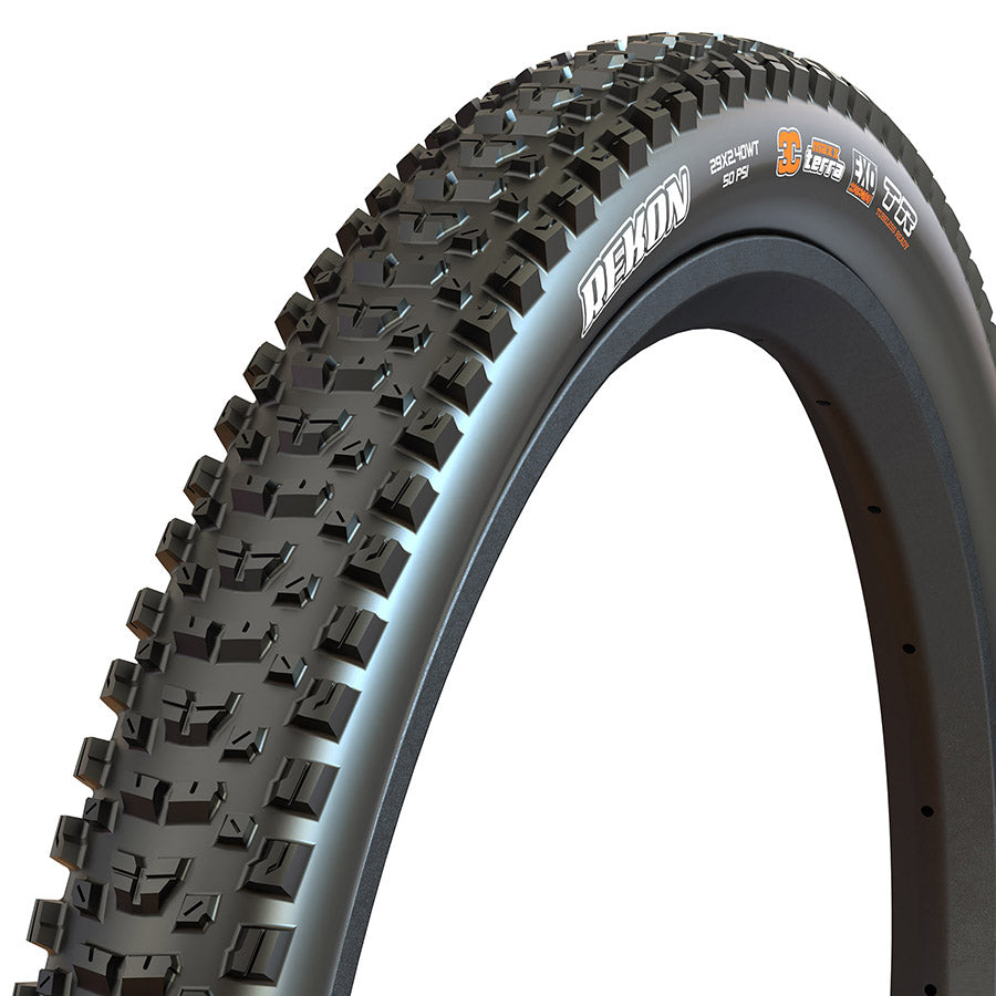 Maxxis, Rekon, Mountain Tire, 27.5''x2.60, Folding, Tubeless Ready, MaxxTerra, EXO, Black