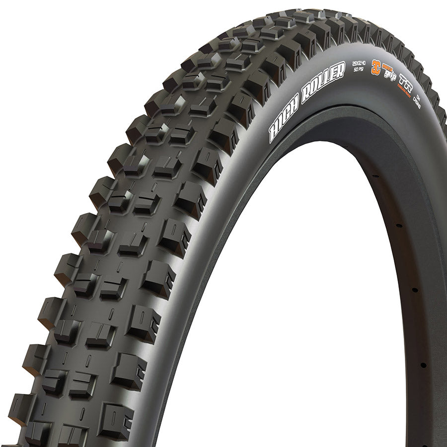 Maxxis, High Roller III, Mountain Tire, 29''x2.40, Folding, Tubeless Ready, 3C Maxx Grip, DH, 120x2TPI, Black