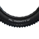 Schwalbe, AL Mighty, Mountain Tire, 26x4.80, Folding, Clincher, Addix Speedgrip, SnakeSkin, 67TPI, Black