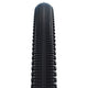 Schwalbe, G-One Comp Plus, Gravel Tire, 700x35C, Wire, Clincher, GreenCompound, PunctureGuard, Reflex, 50TPI, Black