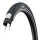 Schwalbe, Motion Road Cruiser Plus, Road Tire, 700x37C, Wire, Clincher, GreenCompound, PunctureGuard, TwinSkin, Reflex, 50TPI, Black