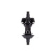 We The People, Hybrid, Hub, Right side drive, Rear, 36H, 110mm, Freecoaster, Black