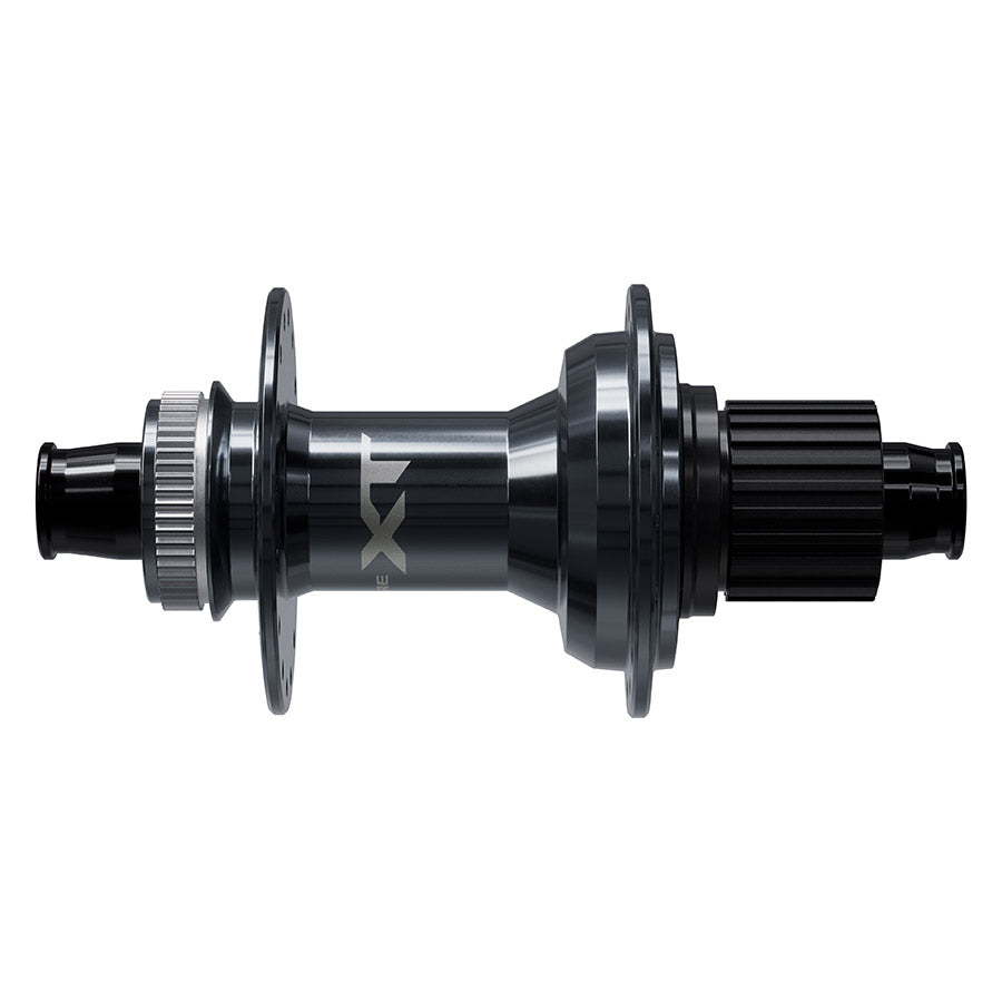 Shimano, Deore XT FH-M8210-B, Disc Hub, Rear, 32H, 12mm TA, 148mm, Shimano MTB 12, Black, EFHM8210BB