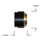Wheels Manufacturing, CN-R081 Joytech, Joy U, KK 10x1mm, rear