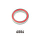 Wheels Manufacturing, Angular Contact, Sealed Cartridge Bearing, MR 2437, 24x37x7mm, Steel