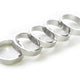 Wheels Manufacturing, Headset Spacer, 1-1/8'', Height: 1.5mm/2.5mm/5mm/7.5mm/10mm, Aluminum, 105pcs