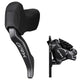 Shimano, GRX Di2 ST-RX825 / BR-RX820, Road Hydraulic Disc Brake, Front, Flat mount, 140 or 160mm (not included), 146g, Black, IRX8251DLF6SC100A