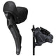 Shimano, GRX ST-RX610/BL-RX610/BR-RX410, Road Hydraulic Disc Brake, Front, Flat mount, 160mm (not included), Black, IRX6103DLF6SC100A