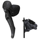 Shimano, GRX ST-RX610/BL-RX610/BR-RX410, Road Hydraulic Disc Brake, Front, Flat mount, 160mm (not included), Black, IRX6103DLF6SC100A
