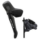 Shimano, GRX BL-RX717 / BR-RX410, Road Hydraulic Disc Brake, Front, Flat mount, 160mm (not included), Black, IRS7174DLF6SC100