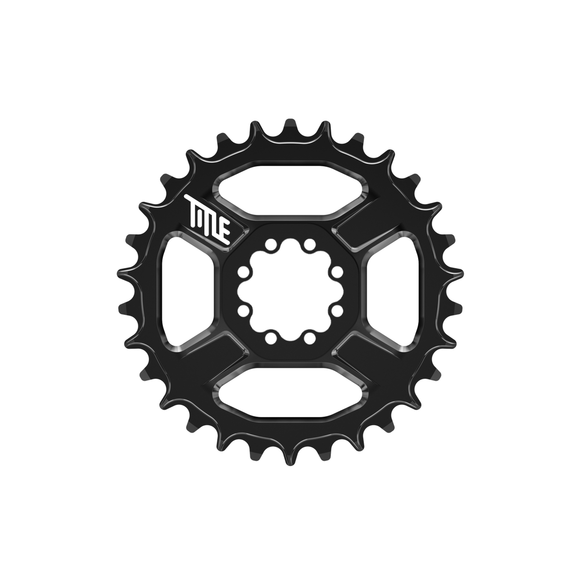 CR1 8-Bolt Chainring - 30T / Black / SRAM T-Type