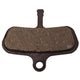 Avid, Code 2007-2010, Disc brake pads, Organic (Quiet), Steel back plate, pair