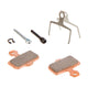 SRAM, 00.5315.035.010, Disc Brake Pads, Shape: SRAM Level/2 Piece Road, Metallic, Small, Pair