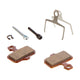 SRAM, 00.5315.035.010, Disc Brake Pads, Shape: SRAM Level/2 Piece Road, Metallic, Small, Pair