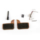 SRAM, Level TLM, Level Ultimate, HRD, Disc Brake Pads, Shape: SRAM Monoblock, Organic Quiet, Steel, Pair