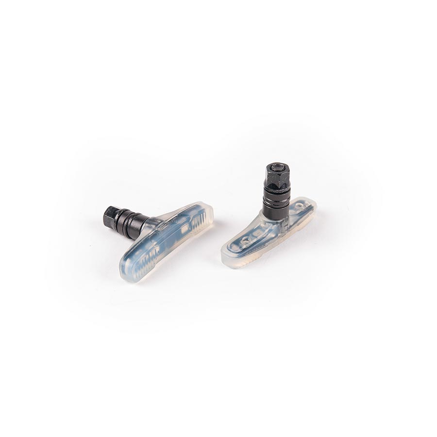 Eclat, Force Regular, Linear Pull Pads, Non-cartridge, Rubber, Pair, Clear/Black