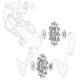 SRAM, X01/DH X-Sync, Derailleur pulleys, Pair
