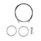 Shimano, Shift cable and housing set, Stainless, MTB, Black