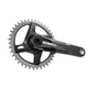 SRAM, Force D2 1x, Crankset, Speed: 12, Spindle: 28.99mm, BCD: Direct Mount, 40, DUB, 172.5mm, Black, Road Disc
