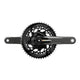 SRAM, Force D2 2x, Crankset, Speed: 12, Spindle: 28.99mm, BCD: Direct Mount, 48/35, DUB, 172.5mm, Black, Road Disc
