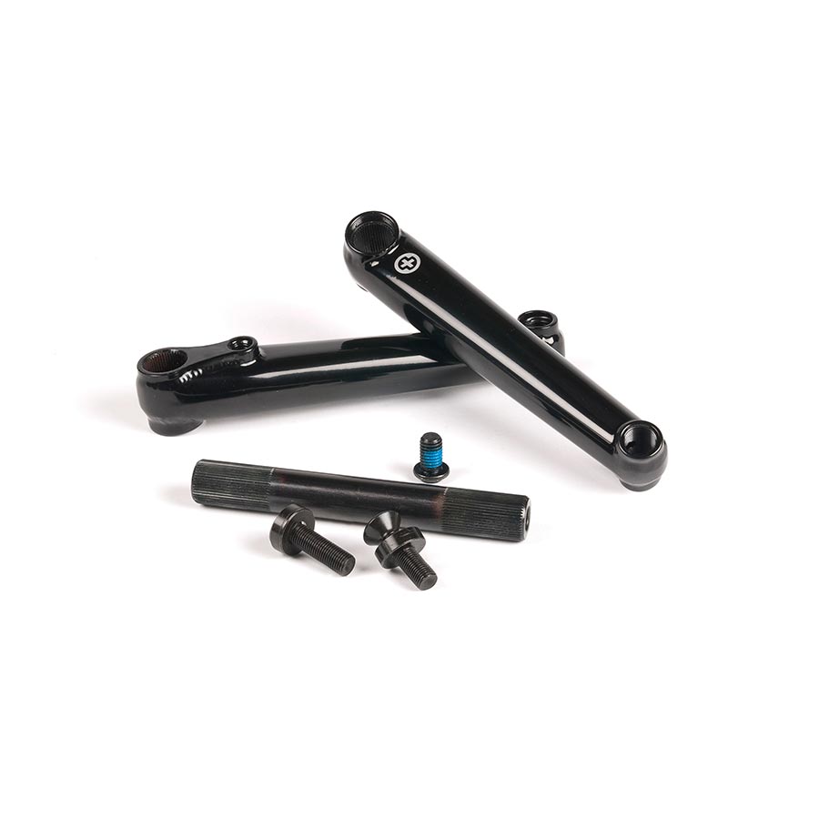 Salt Plus, Metron48, Crankset, Spindle: 19mm, 19mm, 175mm, Black, BMX, Set