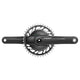 SRAM, Red AXS 1x XPLR Power Meter E1, Power Meter Crankset, Speed: 12/13, Spindle: 28.99mm, BCD: Thread Mount, 40, DUB, 160mm, Black, Road Disc