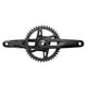 SRAM, Rival 1x XPLR E1, Crankset, Speed: 12/13, Spindle: 28.99mm, BCD: Direct Mount SRAM 8 Bolt, 42, DUB, 160mm, Black, Road