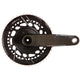 SRAM, Force 2x Powermeter E1, Power Meter Crankset, Speed: 12, Spindle: 28.99mm, BCD: Thread Mount, 50/37, DUB, 160mm, Black, Road