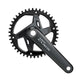 Shimano, CUES FC-U8000-1 40T, Crankset, Speed: 9/10/11, Spindle: 24mm, BCD: 96, 40, Hollowtech II, 170mm, Black, Boost, EFCU80001CXB0X