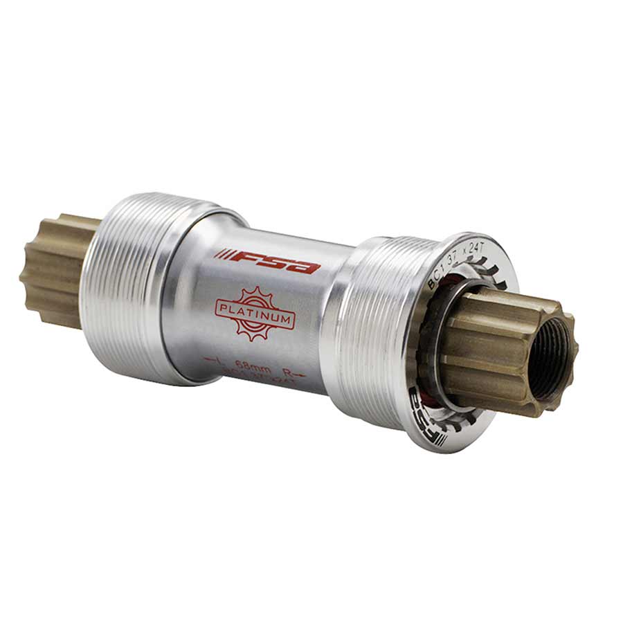 FSA, Platinum, ISIS, BB Shell: 68mm, Axle: 108mm, Steel, Black, 200-0998