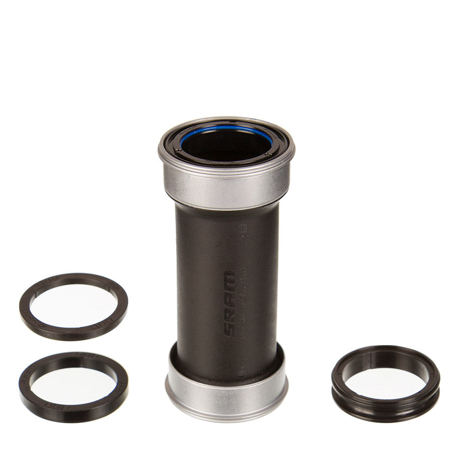 SRAM, DUB PF92 89/92mm (55mm Chainline), Press Fit BB, BB92, Spindle: 28.99mm, Width: 92mm, Diameter: 41mm