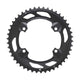 Shimano, GRX FC-RX600 2x10 / 2x11, Chainring, Teeth: 30, Speed: 10/11, BCD: 80, Bolts: 4, Inner, Aluminum, Black