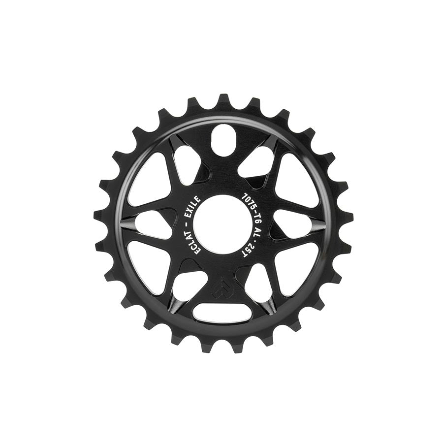 Eclat, Exile, Chainring, Teeth: 25, 7075-T6 Aluminum, Black
