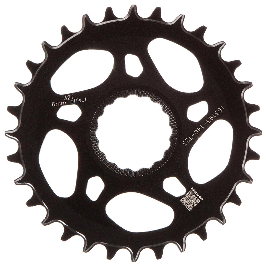 TRP, EVO 7 CR-M8070 DH, Chainring, Teeth: 32, Speed: 12, BCD: Direct Mount, Front, Aluminum, Black