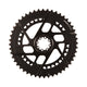 SRAM, Rival E1 2x Direct Mount, Chainring, Teeth: 46/33, Speed: 12, BCD: Direct Mount SRAM 8 Bolt, Black