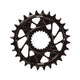 Wheels Manufacturing, Shimano DM T-Type Outboard, Chainring, Teeth: 28, Speed: 12, BCD: Direct Mount Shimano, Single, 7075 Aluminum, Black