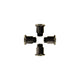 SRAM, Force D1, Chainring Hardware, Black, Kit