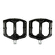 Renthal, Revo-F, Platform Pedals, Body: Aluminum, Spindle: Cr-Mo, 9/16'', Black