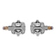 Look, X-Track Power Single, Pedals, Body: Aluminum, Spindle: Cr-Mo, 9/16'', Silver, Pair