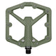 crankbrothers, STAMP 1, Platform Pedals, Body: Composite, Spindle: Cr-Mo, 9/16'', Black, Pair, Large