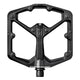 crankbrothers, STAMP 7 Large, Platform Pedals, Body: Aluminum, Spindle: Cr-Mo, 9/16'', Black, Pair