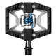 crankbrothers, DOUBLESHOT 2, Pedals, Body: Aluminum, Spindle: Cr-Mo, 9/16'', Black, Pair