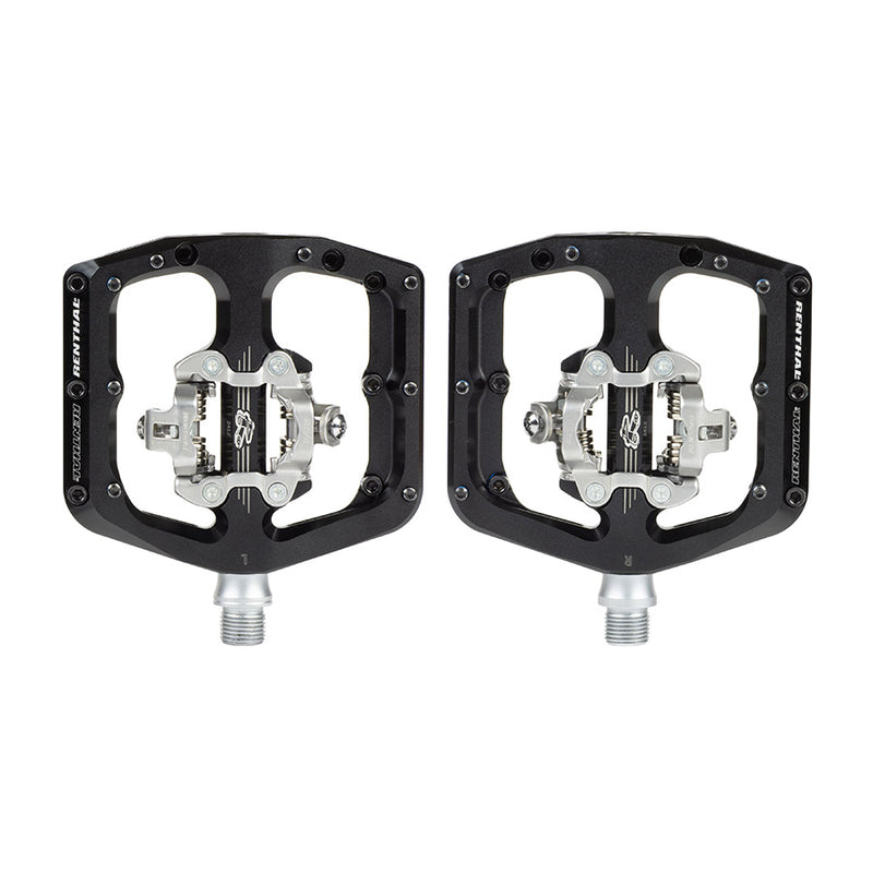 Renthal, Revo-DHC, Pedals, Body: Aluminum, Spindle: Cr-Mo, 9/16'', Black