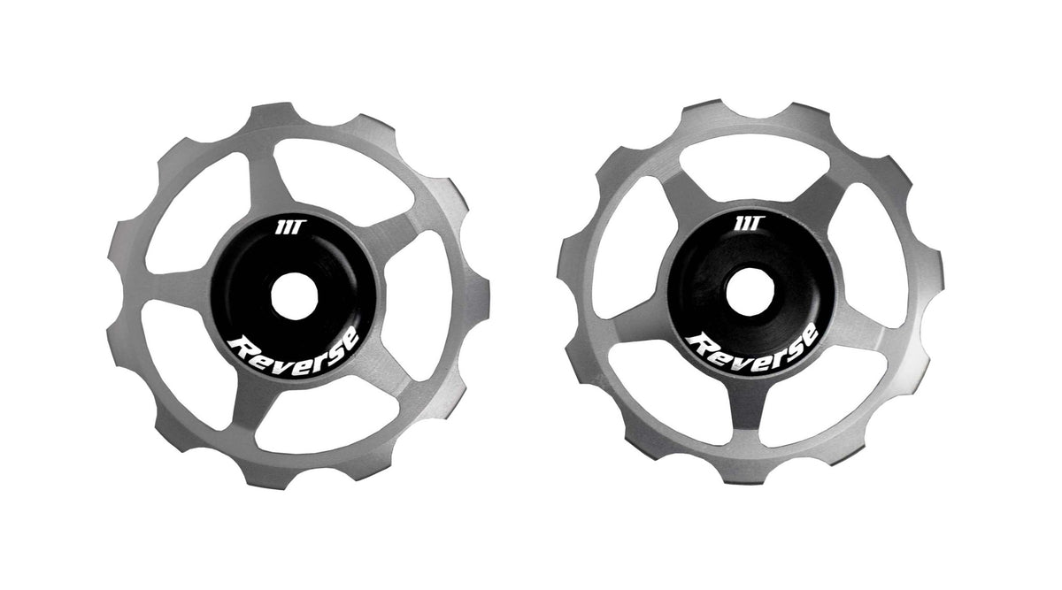 aluminium pulley set, for Colab Chain Tensioners, with Sealed Ball Bearings.Silver