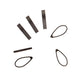 Look, Seatpost Spacer Kit for E-Post 2 EVO, 1 x 1mm, 2 x 2mm, 1 x 5mm