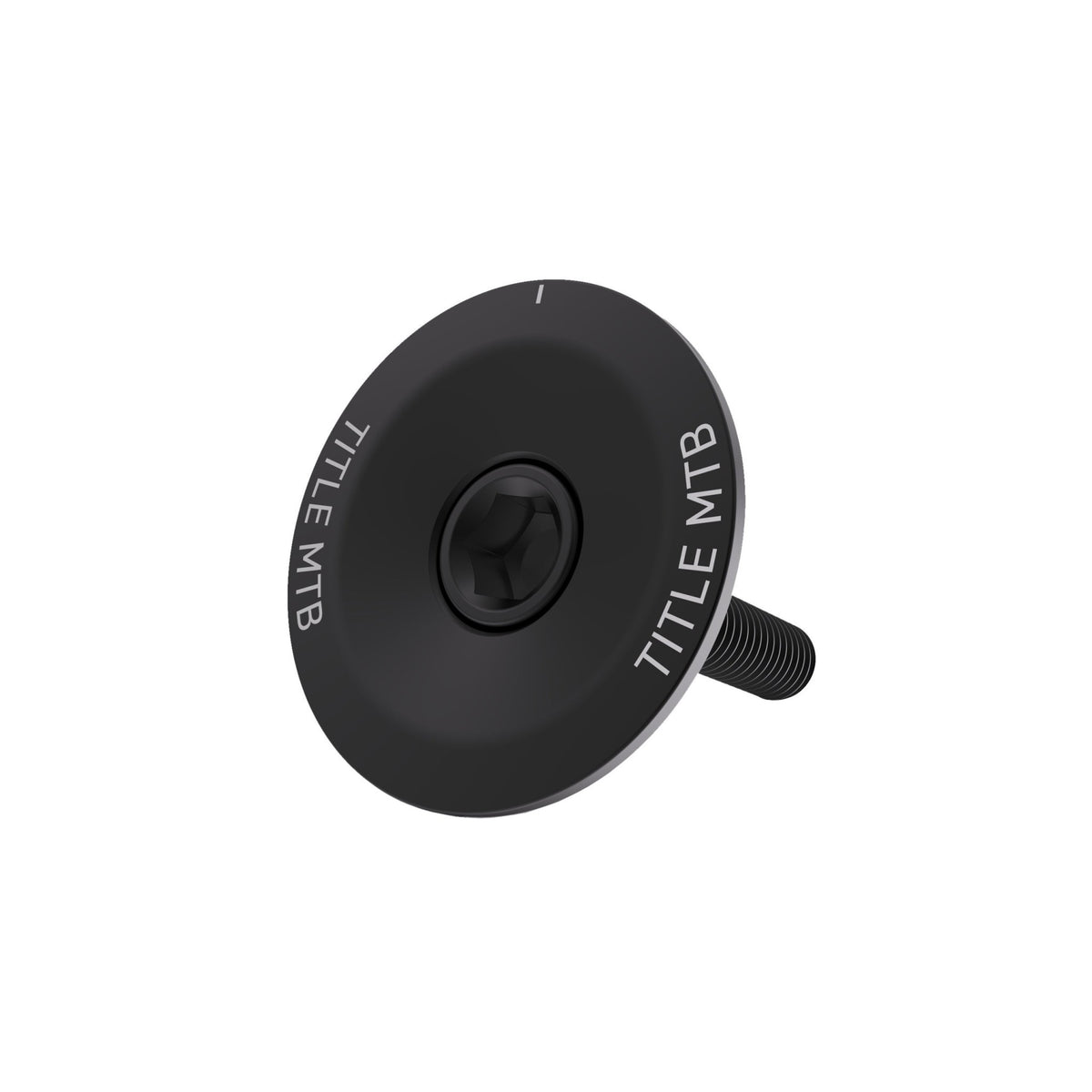 Top Cap and Bolt - Black
