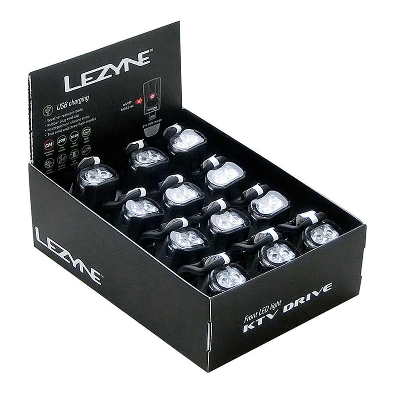Lezyne, KTV Lights Display Box, Light, Front, Black