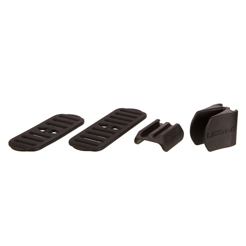 Lezyne, ADAPTER KITS, 1 aero post adapter, 1 round post adapter, 2 straps