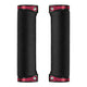 crankbrothers, Cobalt Grips, Grips, 130mm, Black/Red, Pair